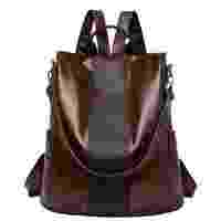 2023 High Quality PU Leather Backpacks Women Fashion Shoulder Bags High Capacity Travel Backpack School Bags Mochila Feminina