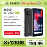 UMIDIGI BISON GT2/GT2 PRO 5G Phone Rugged Smartphone Android IP68 Dimensity 900 6.5″ FHD+ 64MP Triple Camera 6150mAh Battery