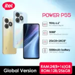 itel P55 NFC Smartphone 24GB(8+16) RAM/128GB or 256GB ROM Large Memory 90Hz 6.6“ Display Smart Mobile Phone Android 13 Cellphone