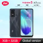 itel Vision 5 4G NFC 3GB/32GB Memory 6.6″ HD+ WaterDrop FullScreen 8MP Triple AI Rear Camera 5000mAh Massive Battery 18W Charge