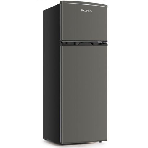 Skyrun 70 Litres Double Door Top Mount Fridge (BCD-85HC) - Starry Night Black.