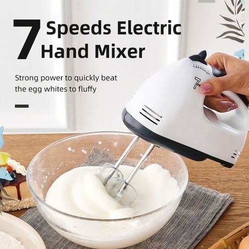 EAGEAT 7 Speed Electric Hand Mixer Whisk Egg Beater Cake Baking