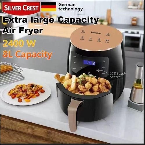 Digital Air Fryer XL | Family Size 8L Touchscreen | SILVER CREST