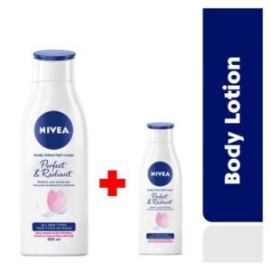 NIVEA Perfect Radiant Lotion 400ml Bundle with Free 100ml Lotion.