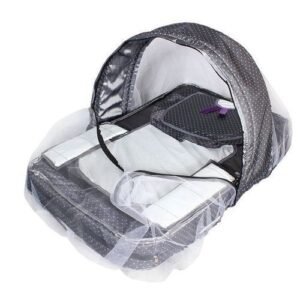 Convenient Baby Bed With Net portable and safe sleeping space.