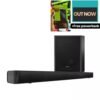 Hisense Soundbar 5.1.2CH 480W system with wireless subwoofer and Dolby Atmos.