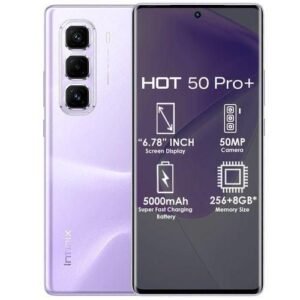 Infinix Hot 50 Pro+ | 6.78" FHD Display | 128GB ROM + 8GB RAM | Purple