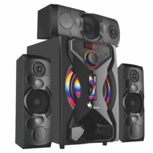 Kbass 3.1 Home Theater Speaker System | 6.5" Subwoofer, Bluetooth, FM, USB