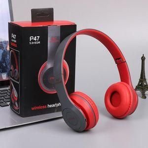 Amazing P47 Wireless Bluetooth Headphone | Foldable Stereo Headset | FM & SD Card Support