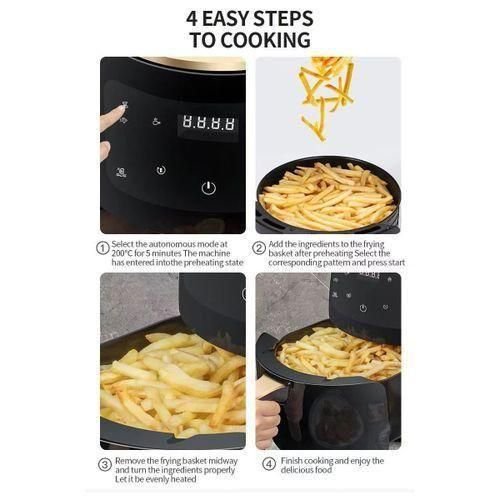 Digital Air Fryer XL | Family Size 8L Touchscreen | SILVER CREST - Image 2