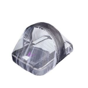 Essential Convenient Baby Bed With Net | Patterned Portable Bassinet | Mosquito Protection