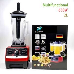 Blender for Kitchen, TropicWhirl 650W, 2L Capacity + 2 Personal Cups
