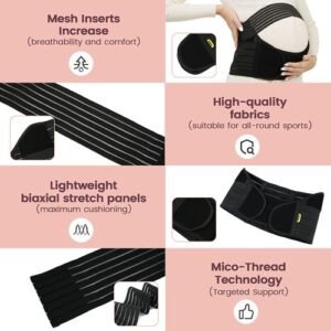 Ultimate Care Maternity Support Belt | Pregnancy Back Pain Relief | Adjustable & Comfortable