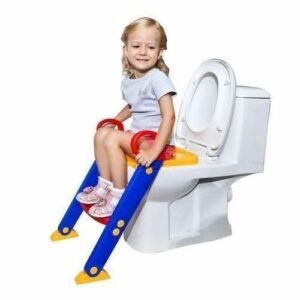 Ultimate Foldable Potty Training Ladder | Secure Seat & Step Stool | Toddler Toilet Chair
