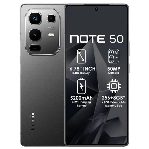 Infinix Note 50 8GB 256GB front 6.78 inch display
