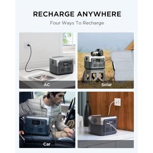 EcoFlow River 2 Max Portable Power Station 512Wh – Powerful 1000W Backup with 1-Hour Fast Charging - Image 8